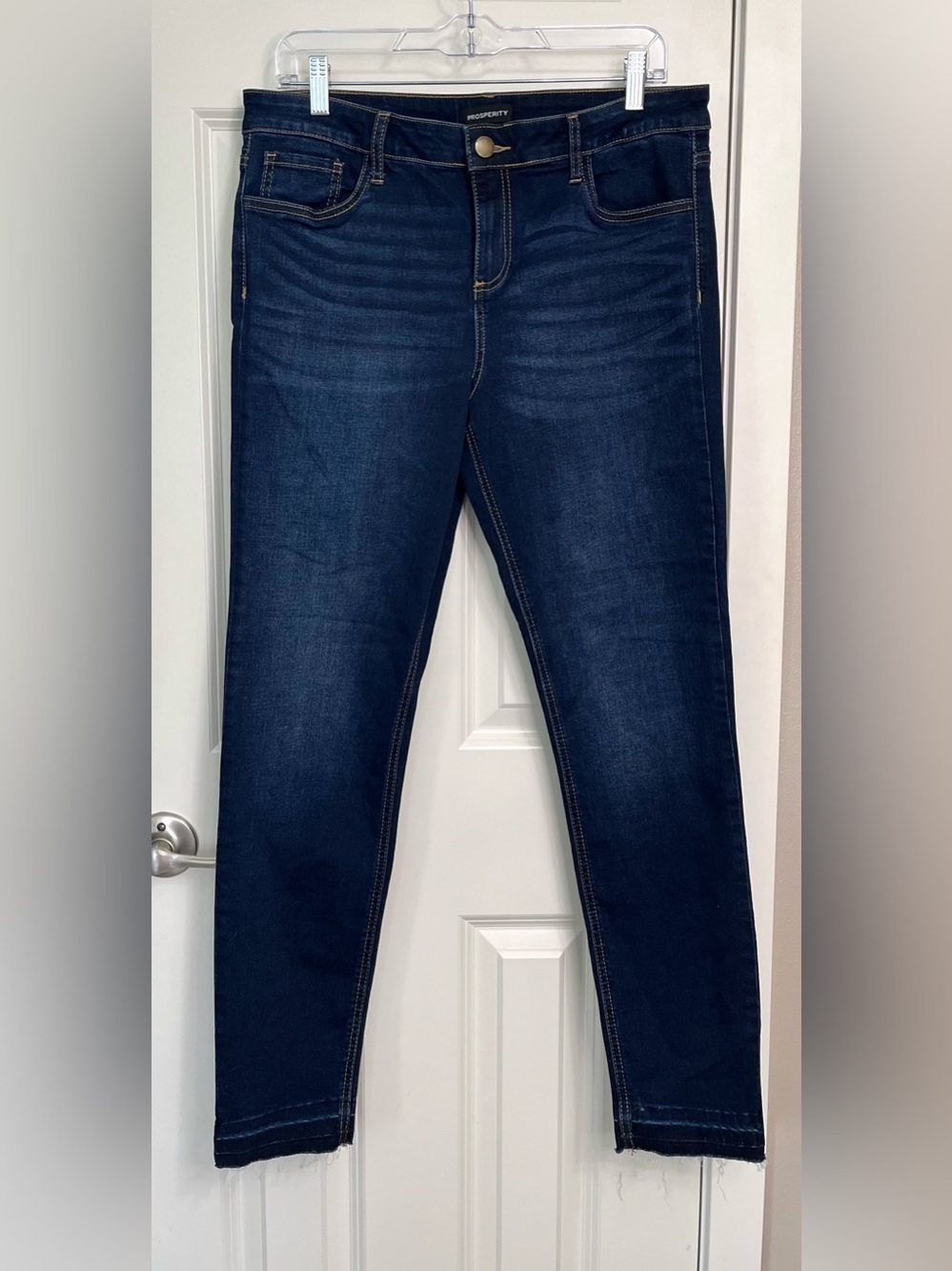 Prosperity Skinny Jeans with Raw Hem NWOT